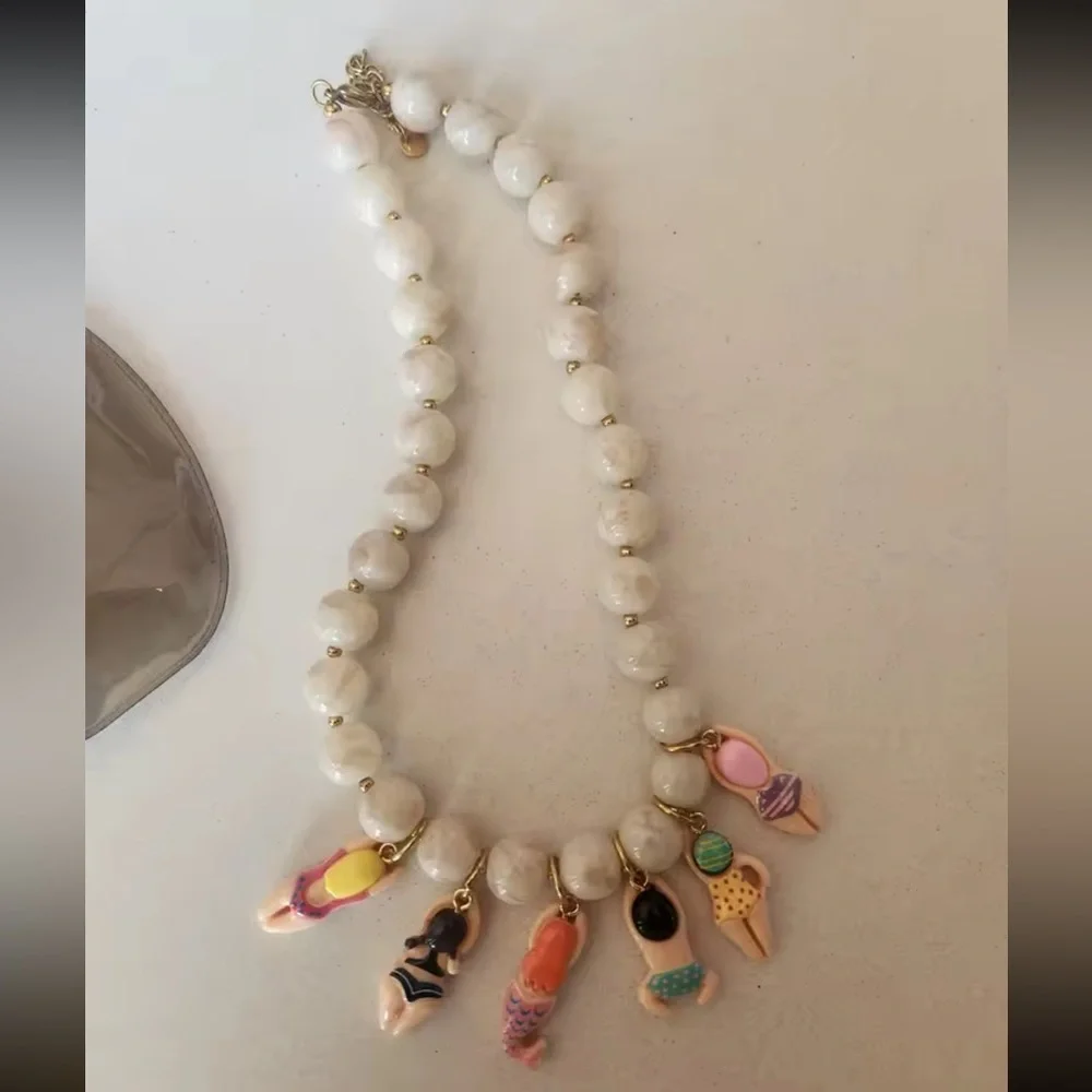 Beach Babes Bikini Girls Necklace
